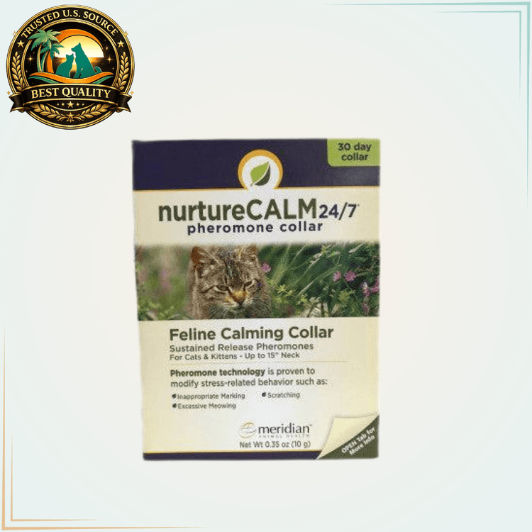 NurtureCalm 24/7 Pheromone Feline Collar - Calvetsupply