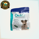 OraVet Dental Hygiene Chews for Dogs 30-Day Supply SMALL 10-25 lbs - Calvetsupply