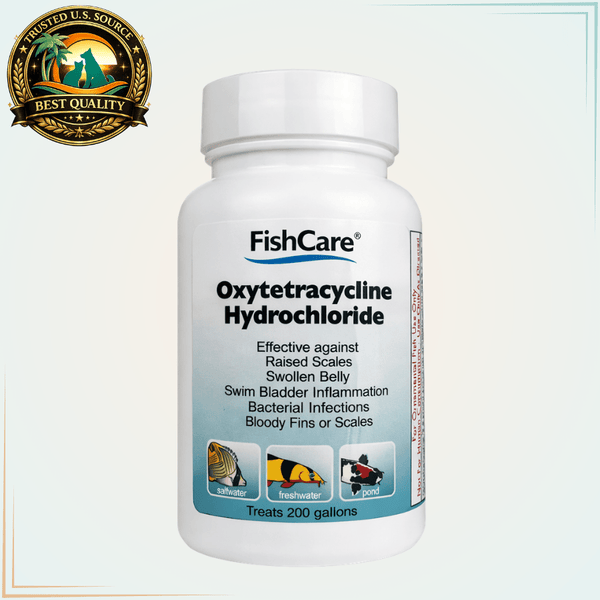 Oxytetracycline Broad-Spectrum Fish Antibiotic Powder – 200 Gallons - Calvetsupply