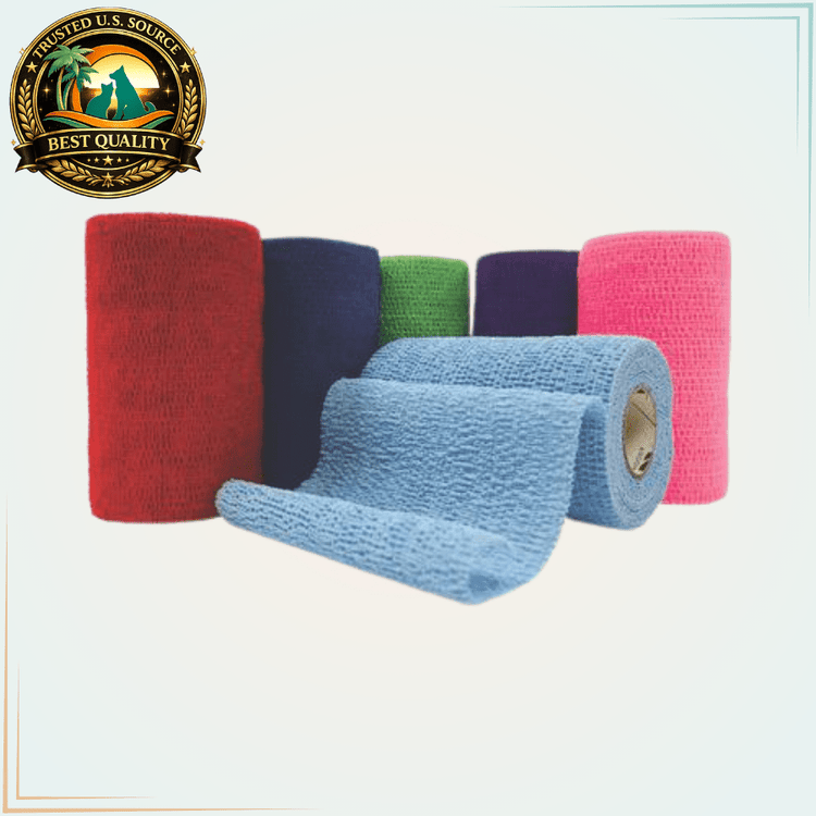 PetFlex Easy Tear Stretch Bandage - 4" wide - 1 roll - Calvetsupply