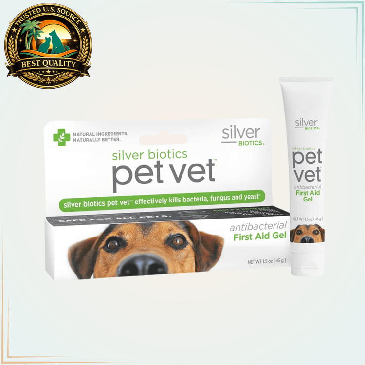 PetVet Silver First Aid Gel – 1.5 oz Tube - Calvetsupply