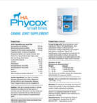 Phycox HA Small Bites Joint Supplement for Dogs 120 Chews - Calvetsupply