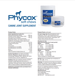 Phycox Joint Support Soft Chews for Dogs 120 Soft Chews - Calvetsupply