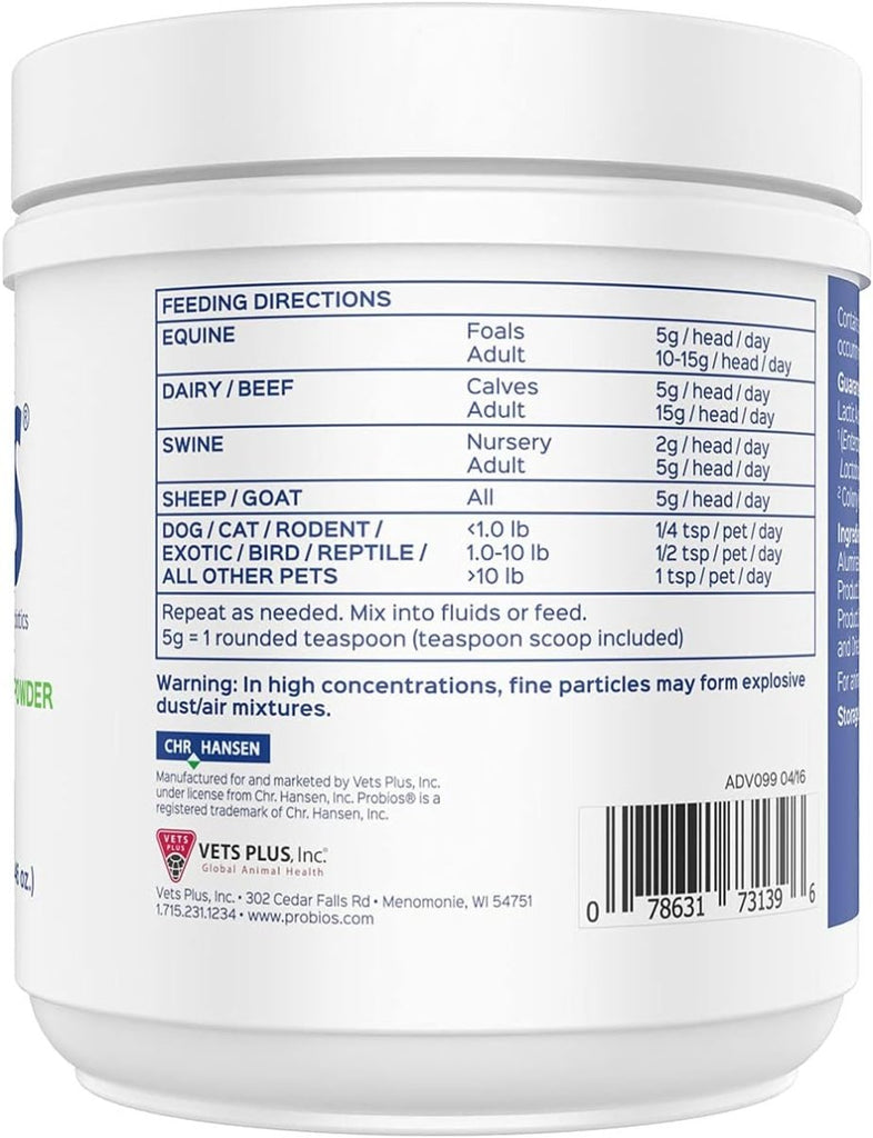 ProBios Probiotic Powder for All Species 240 Gram Powder - Calvetsupply