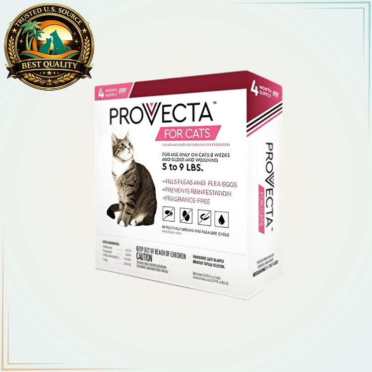Provecta Topical Spot-On for Cats 4 Doses 5-9 lbs - Calvetsupply