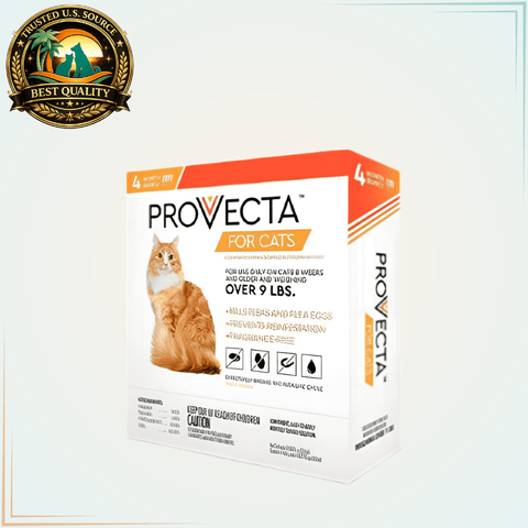 Provecta Topical Spot-On for Cats 4 Doses Over 9 lbs - Calvetsupply