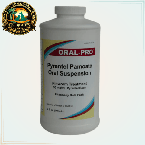 Pyrantel 50 mg. Liquid - 32oz. - Calvetsupply