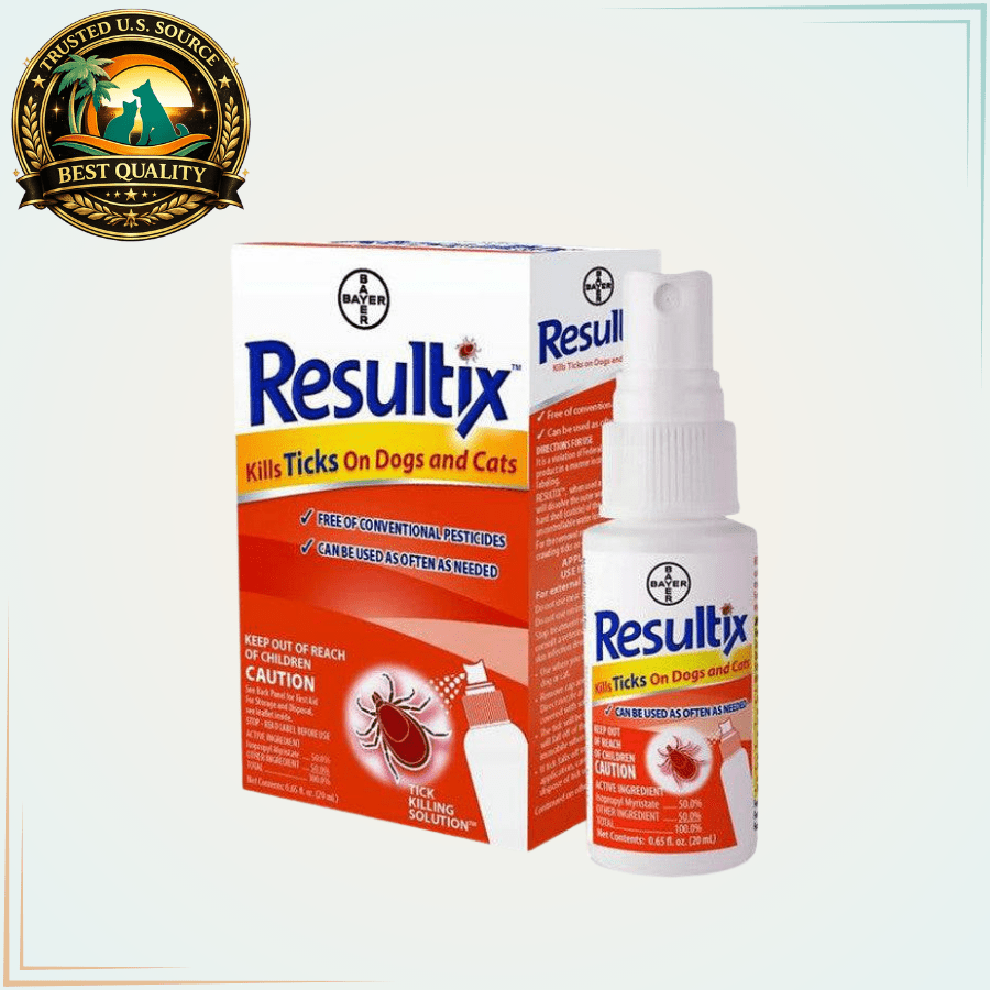 Resultix Tick Spray for Dogs and Cats (20 ml) - Calvetsupply