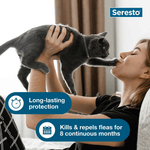 Seresto Flea and Tick Collar for Cats - Calvetsupply