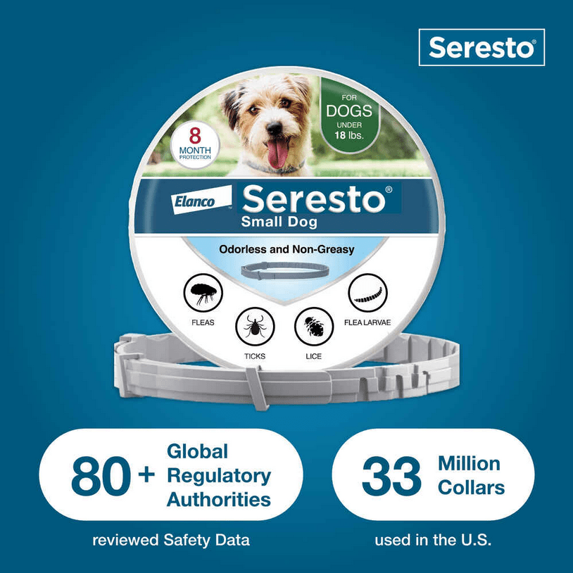 Seresto Flea and Tick Collar for Small Dogs - Calvetsupply