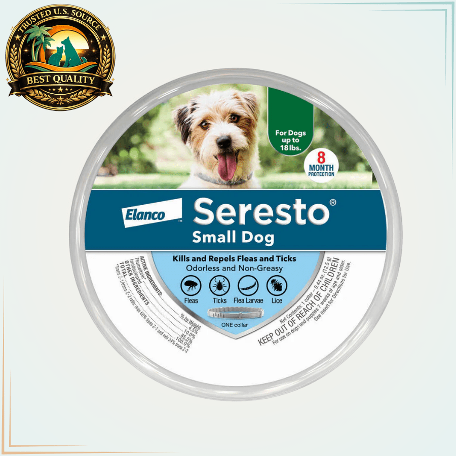 Seresto Flea and Tick Collar for Small Dogs - Calvetsupply