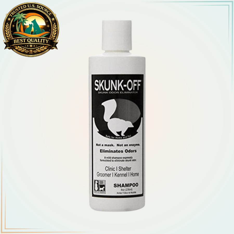 Skunk Off Odor Elimination Shampoo 8 Oz - Calvetsupply