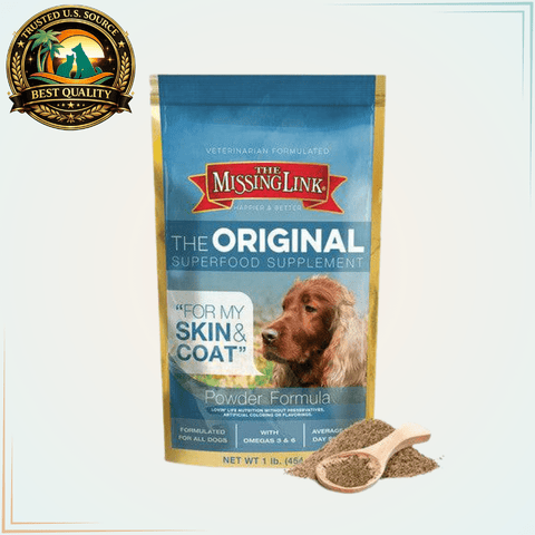 The Missing Link Skin & Coat Supplement for Dogs 1 Pound - Calvetsupply