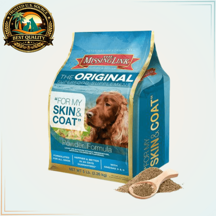 The Missing Link Skin & Coat Supplement for Dogs 5 Pounds - Calvetsupply