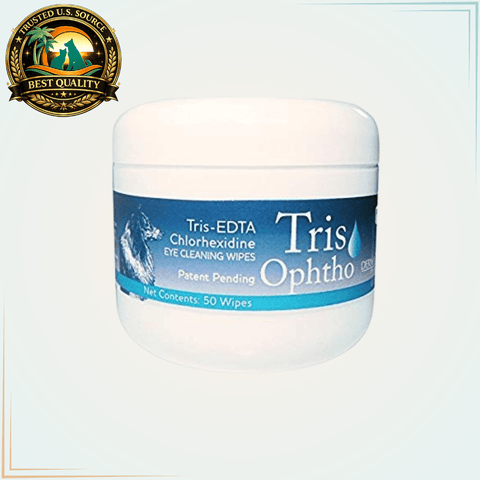 TrisOphtho Wipes - 50 wipes - Calvetsupply