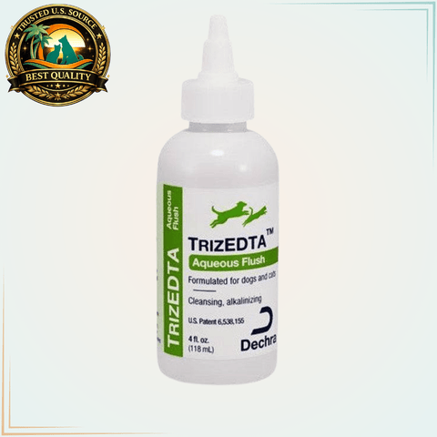 TrizEDTA Aqueous Flush Ear Cleaner for Dogs & Cats 4 Oz - Calvetsupply