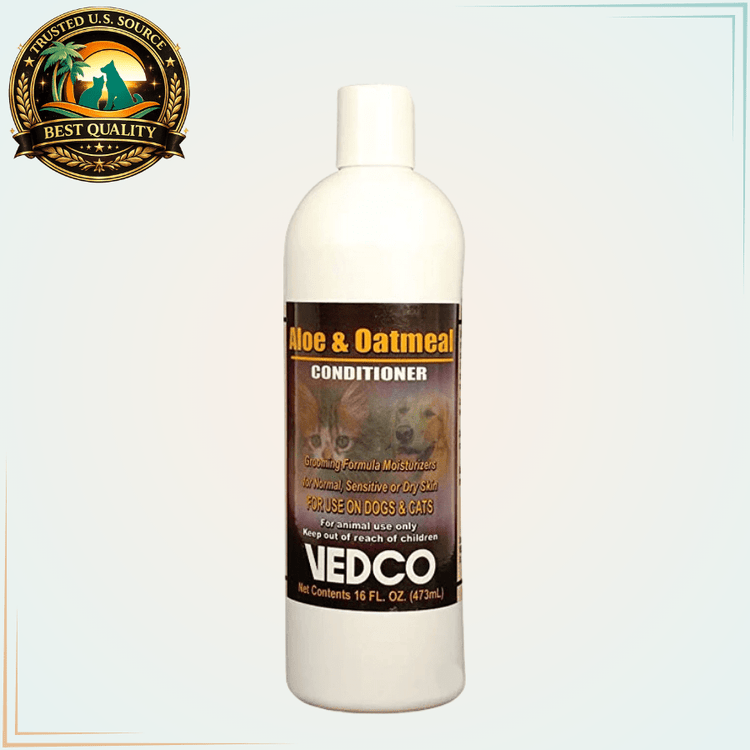 Vedco Aloe and Oatmeal Conditioner 16 Oz - Calvetsupply