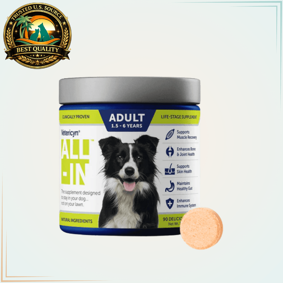 Vetericyn All-In Well-Being Supplement for Dogs Adult - Calvetsupply