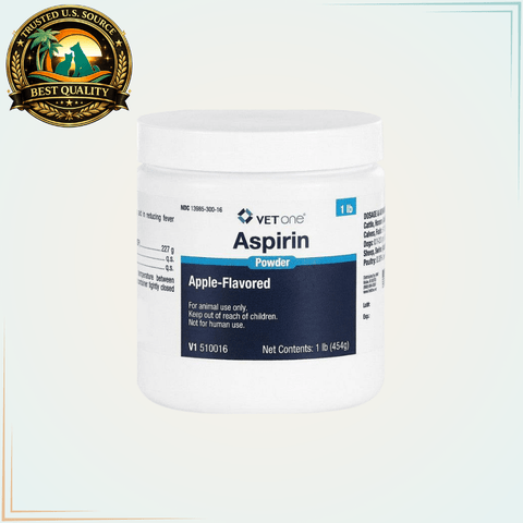 VetOne Aspirin Powder Apple-Flavored 1 lb - Calvetsupply