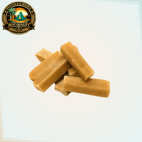 Yak Milk Chews for Dogs by peaksNpaws 9 ct SMALL Under 15 lb - Calvetsupply