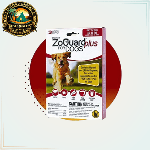 ZoGuard Plus for Dogs - Large 45-88 lb. - 3 applications - Calvetsupply