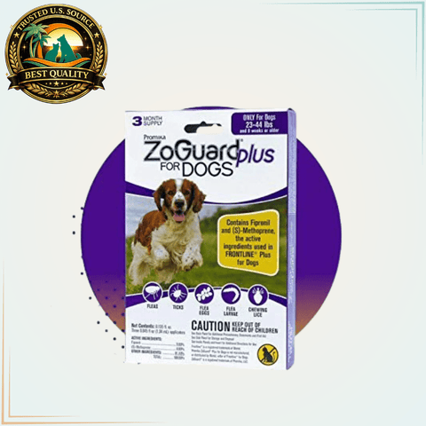 ZoGuard Plus for Dogs - Medium 23-44 lb. - 3 applications - Calvetsupply