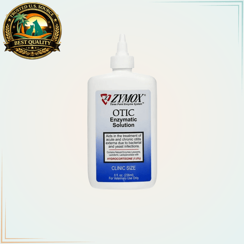 Zymox Otic Ear Drops - 8 oz. - Calvetsupply